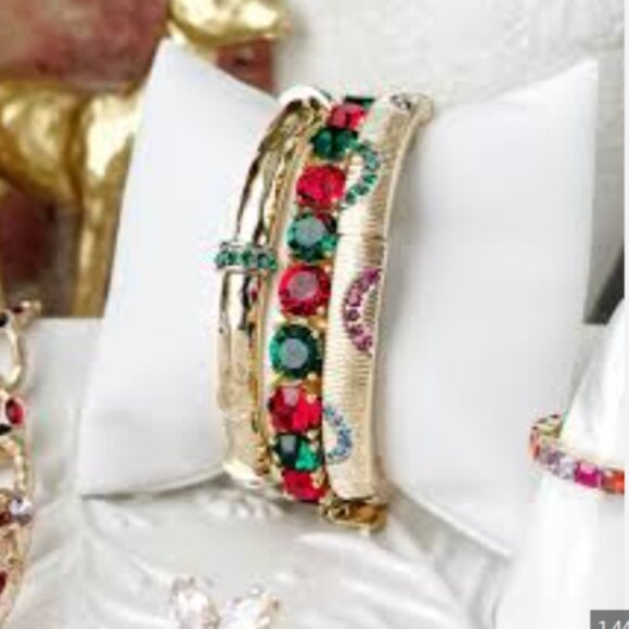 Park Lane “Merry” Christmas Impression Tennis Bracelet! BNIB!! - Picture 3 of 3